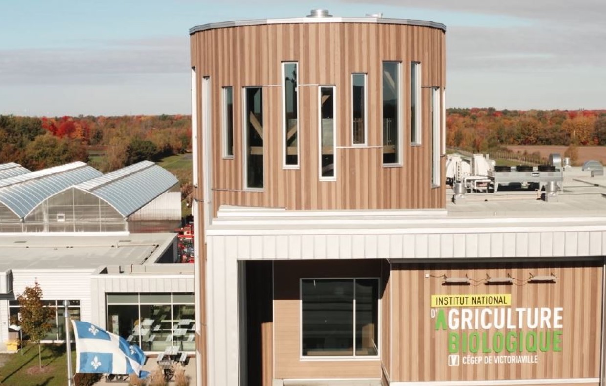 Bâtiment de l'institut national d'agriculture biologique de Victoriaville
