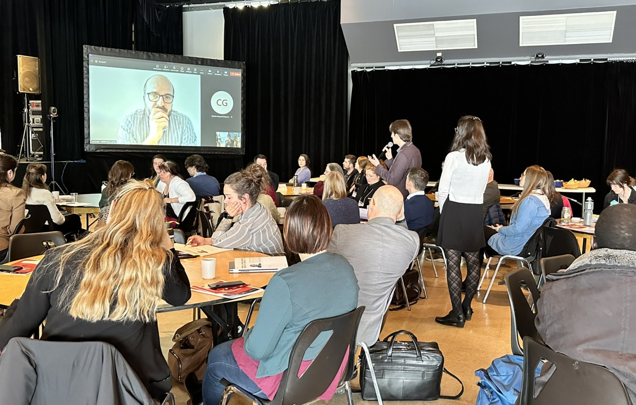 Présentation de la conférence du réseau RENATA (photo : Kateline Grondin, CISA)