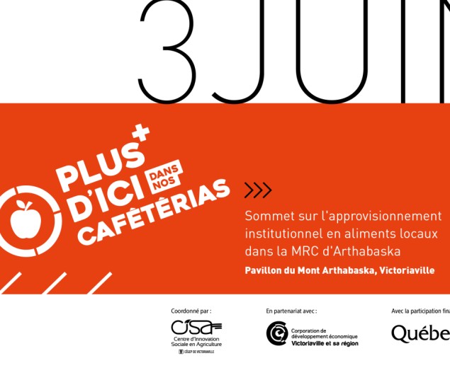 Montage graphique Sommet le 3 juin au Pavillon du mont Arthabaska