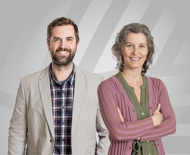 Christine Gingras et Jean-David Martel