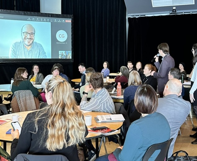 Présentation de la conférence du Réseau RENATA (photo : Kateline Grondin, CISA)